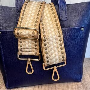 Wide Neutral Crossbody Strap Guitar Strap Tote Bag Handle NEW